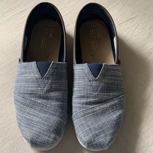 Denim Stripe Toms
